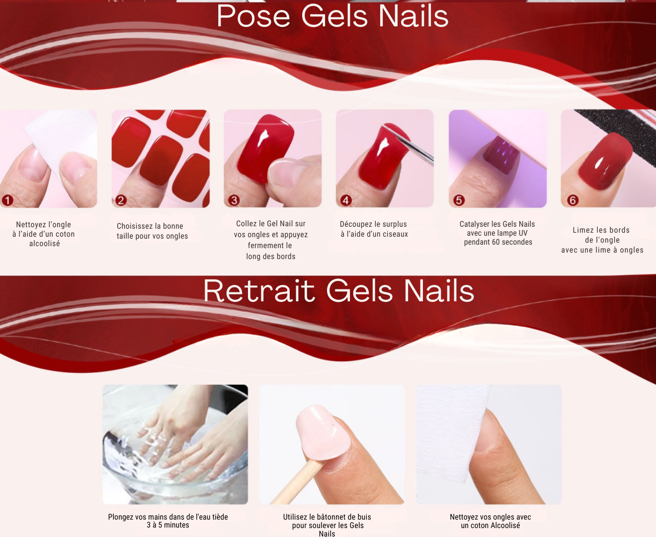 Gels Nails Collection Fêtes - Plusieurs coloris